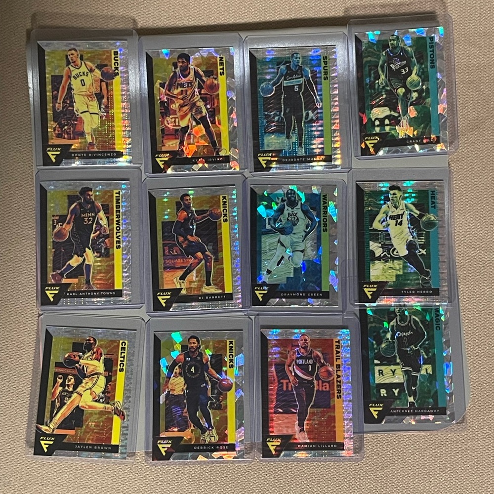 12 Holographic Ice Breakers Basketball Trading Cards Set Bundle #11